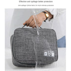 Electronics Travel Organizer Bag, Portable Cable & Charger Storage Case for Digital Accessories - Image  - Buy from fishymint