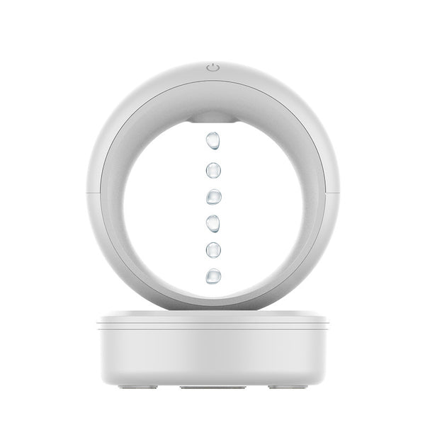Anti-Gravity Air Humidifier with Levitating Water Drops, Quiet Mist & LED Effect