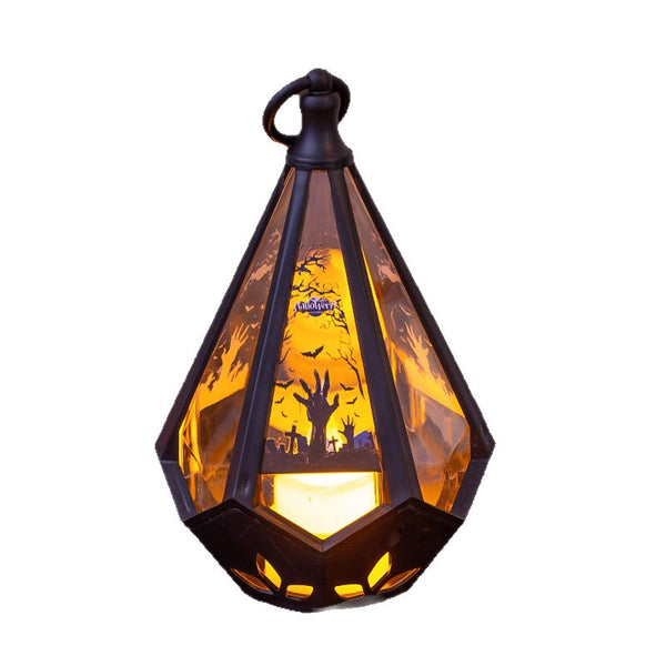 Halloween Decorations Kidsren's Satchel Pumpkin Lantern Party Atmosphere Props Desktop Ornaments Gifts Night Lights