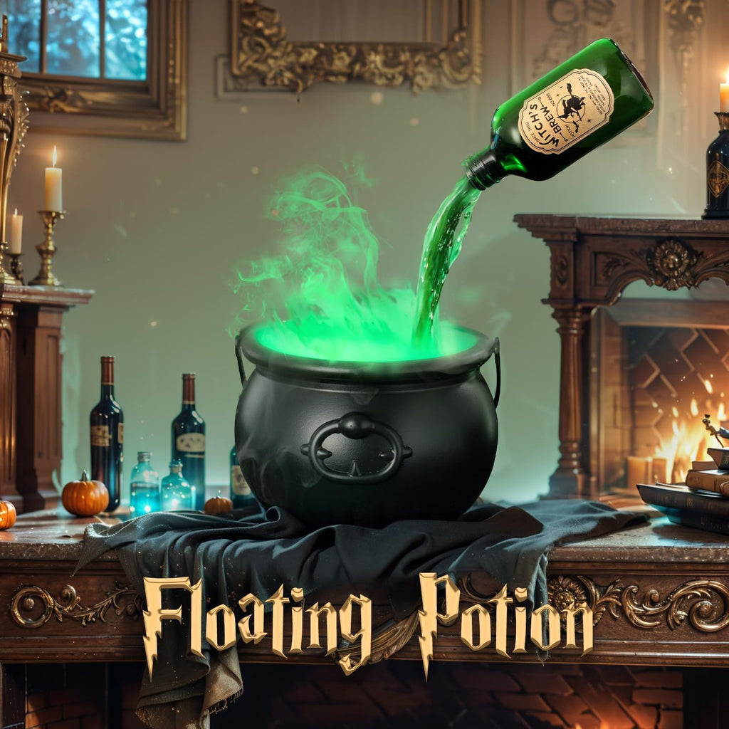 Halloween Wizard Bowl Magic Floating Bottle & Diffuser, Spooky Party Decor for Home, Bar & Halloween - Image  - Buy from fishymint